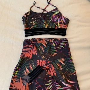 Leggings and sports bra set